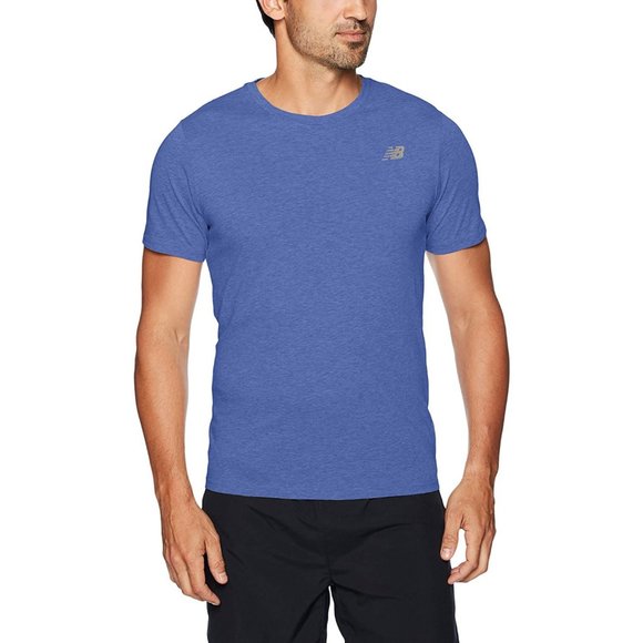 new balance heather tech short sleeve